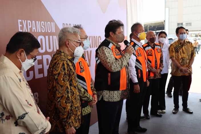 Dua Menteri Hadiri Peletakan Batu Pertama PT Smelting di Gresik