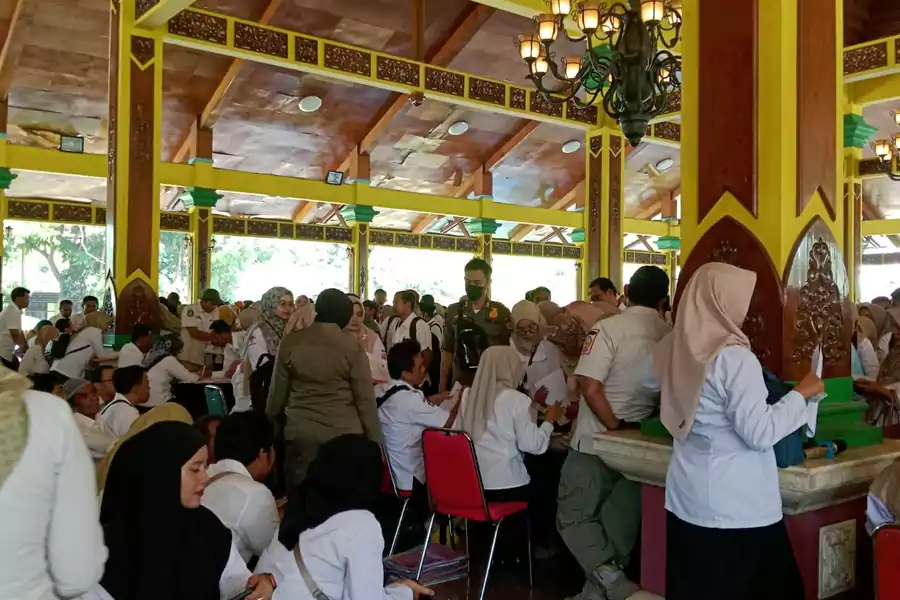 Ribuan Guru Honorer di Bangkalan Ikuti Verifikasi Usulan P3K Foto BeritaJatim.com