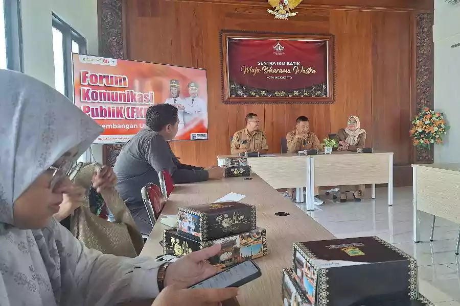 Gelar FKP UKM, Diskopukmperindag Kota Mojokerto Harapkan Ada Masukan Foto BeritaJatim.com
