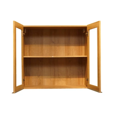 Gambar Informa Prescoot Kabinet Dinding Dapur Pintu Kaca - Cokelat Oak