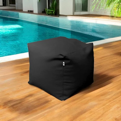 Gambar Soleil 40 cm Ramadante Bean Bag Square - Hitam