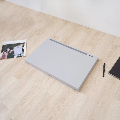 Gambar Odi Meja Laptop Lipat - Abu-Abu Muda