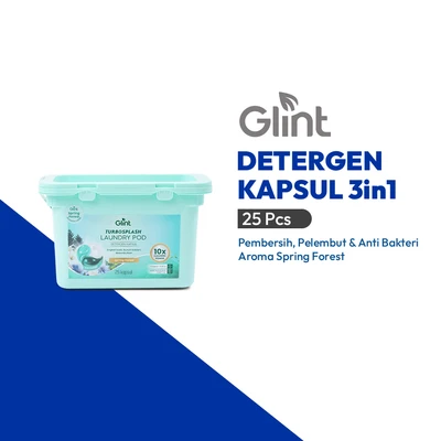 Gambar Glint Set 25 Pcs Spring Forest Detergen Kapsul - Biru