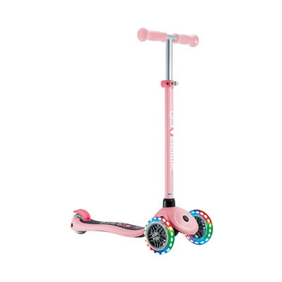 Gambar Globber Skuter Primo Dengan Lampu V2 - Pink