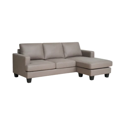 Gambar Informa Neo Louise Sofa Sudut Fabric Kanan - Cokelat