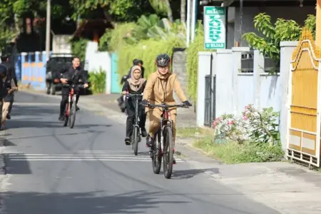 Pemkab Banyuwangi Dorong ASN untuk Bersepeda, Upayakan WFH Jadi Opsi Terakhir Foto BeritaJatim.com