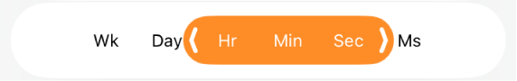 Duration range selector.