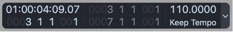 Figure. Setting locator position in the LCD.