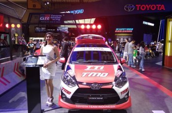 Dibalut dengan Nuansa Racing, Toyota Agya dari Toyota Team Indonesia Banyak yang Melirik