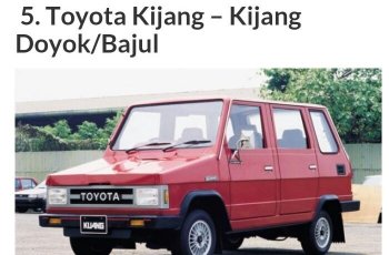 Nama Unik Mobil-Mobil Lawas Di Indonesia, Legend Semua Nih