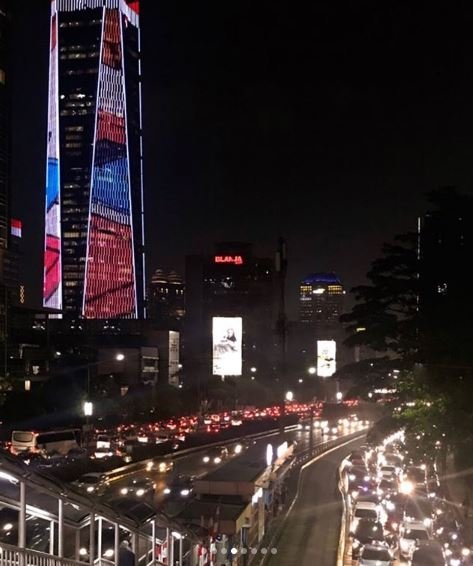 Kemacetan di Jakarta Bisa Jadi Spot Foto yang Instagrammable. (Instagram/jktinfo)