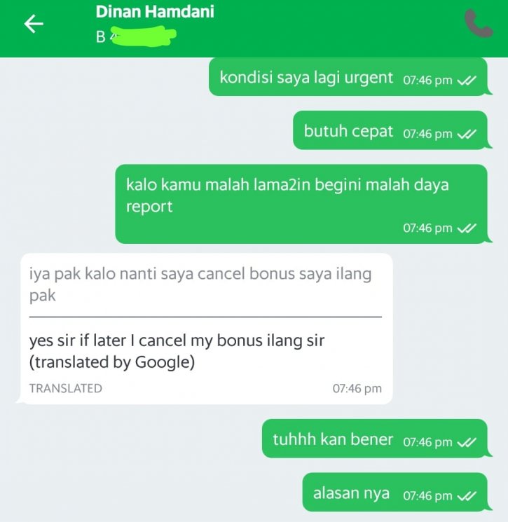 Kelakuan sopir ojol. (Twitter/@wandr1p)
