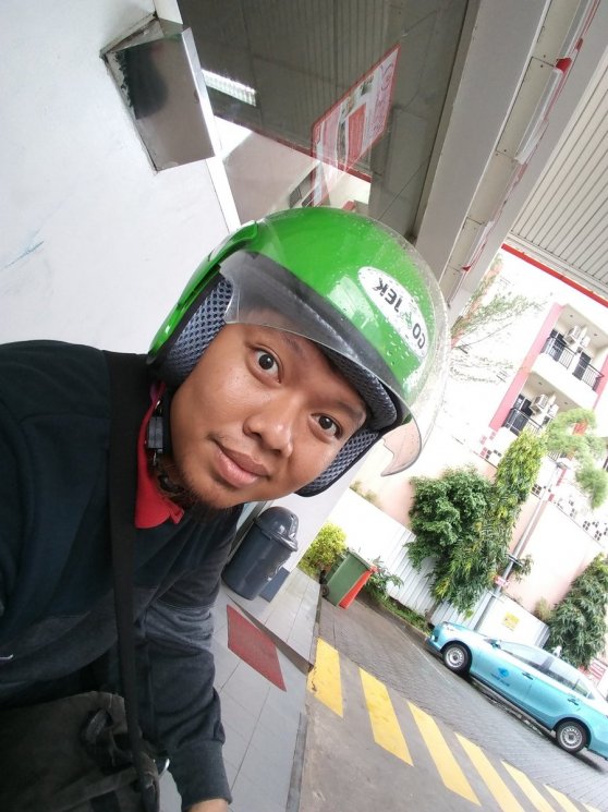 Kelakuan sopir ojol. (Twitter/@mouldy_sp)