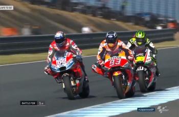 Andrea Dovizioso Jatuh, Marc Marquez Kunci Gelar Juara Dunia