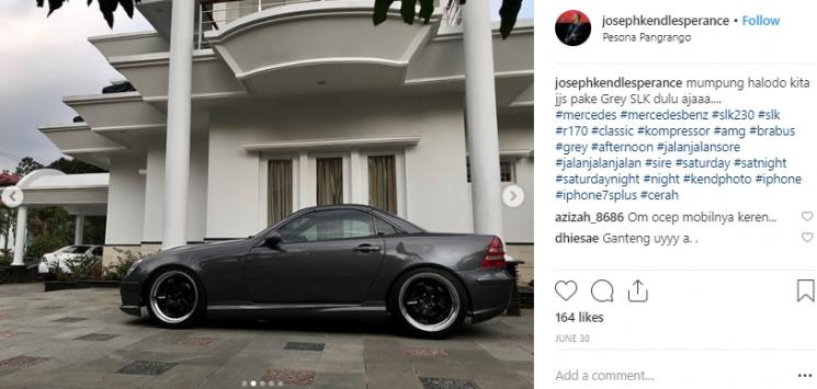Mobil Desy Ratnasari. (Instagram/@josephkendlesperance)