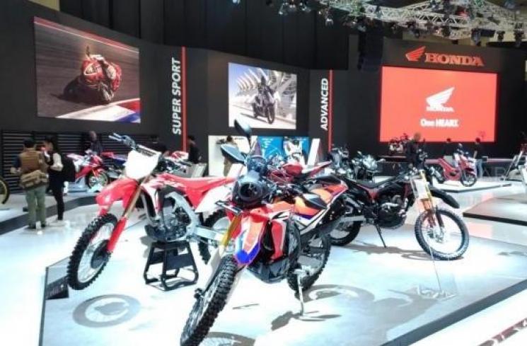 Pameran motor Honda. (suara.com/Jaghesta Nainggolan)