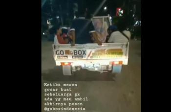 Ditolak Terus Saat Pesan Taksol, Keluarga Ini Pesan Mobil Pickup Online