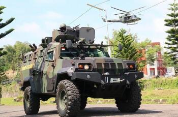 Pindad Komodo versi Komando. (Twitter/@Cakra_Kostrad)