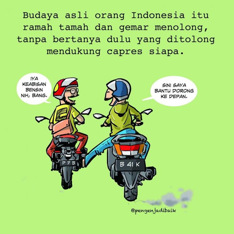 Budaya Stut di tanah air. (Facebook/Pengen Jadi Baik)