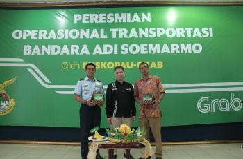 Makin Mudah, Grab Resmi Beroperasi di Bandara Adi Soemarmo