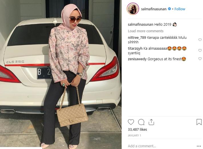 Salmafina Sunan. (Instagram/@salmafinasunan)