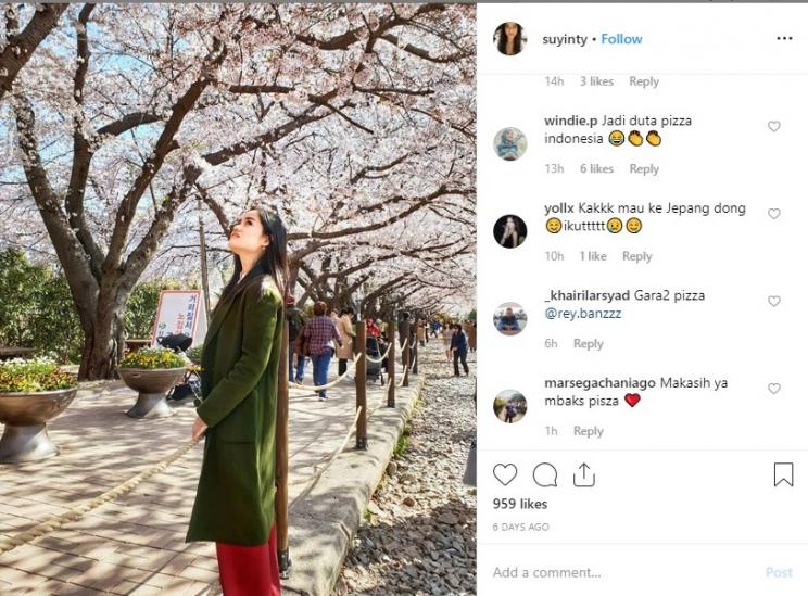Ternyata Inilah Sosok Wanita Katolik yang Belikan Pizza Untuk Buka Puasa Ojol. (Instagram/suyinty)