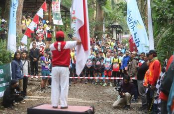 Ratusan Pelari Ikuti Situ Gunung Trail Run 2019