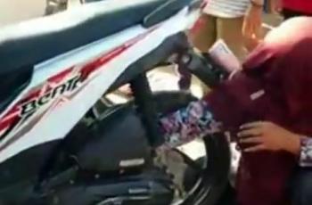 Digas Cucunya, Tangan Seorang Nenek di Banyuwangi Tersangkut Roda Motor
