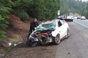 Pemilik Sedan Ini Senang Pasca Mobil yang Ia Modif Selama 4 Tahun Akhirnya Remuk, Kok Bisa?