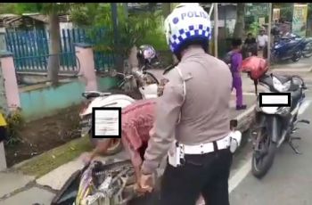 Video Viral Pria 'Unboxing' Honda Supra Fit karena Tak Terima Ditilang