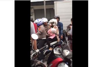 Salut! Aksi Polisi Antarkan Bayi Di Balik Kerusuhan Ojol dan DC Yogyakarta