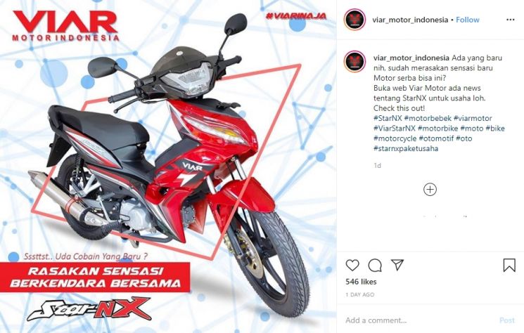 Viar Star NX. (Instagram)