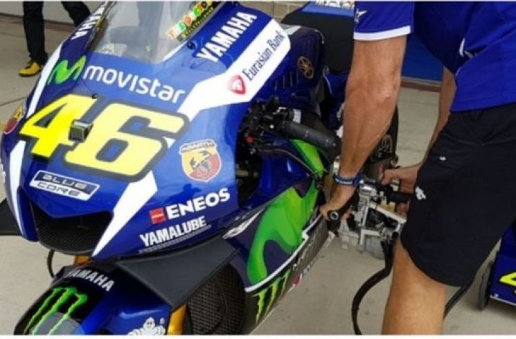 Ilustrasi engine starter langsung ke mesin motor MotoGP.[Twitter/@Alex__Briggs]