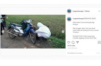 Pemotor Honda Supra Fit Tergeletak, Dikira Kena Corona Tapi Malah Ini Faktanya