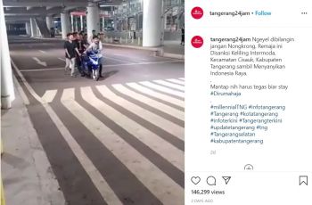 Kocak! Gerombolan Pemuda Disuruh Nyanyi Lagu Indonesia Raya, Ini Sebabnya