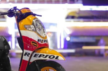 Honda Scoopy Tampil Ala Motor Marc Marquez, Serasa Jadi Pembalap MotoGP