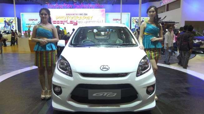 Daihatsu Ayla di ajang IIMS 2014. [Suara.com/Tengku Sufiyanto]