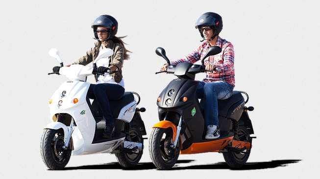 Ilustrasi motor listrik VMoto. [VMoto.com]