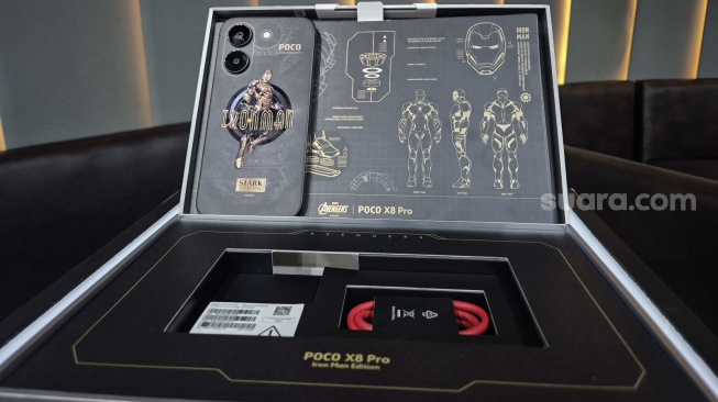 POCO X8 Pro series, salah satu HP midrange dengan volume pencarian tertinggi. [Suara.com/Dythia]