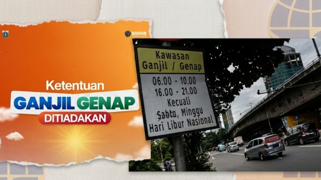 Aturan ganjil genap ditiadakan(Gemini AI)